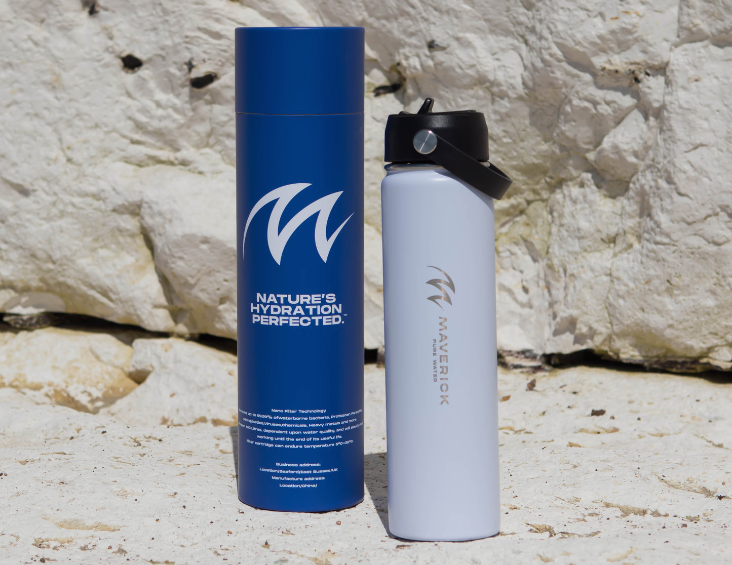 MAV ON THE GO - Stainless Steel Water Filter Bottle