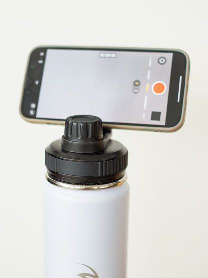 Magnetic Phone Holder Lid – For Use with MAV On-the-Go Bottle (No Filter)