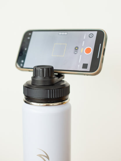 Magnetic Phone Holder Lid – For Use with MAV On-the-Go Bottle (No Filter)