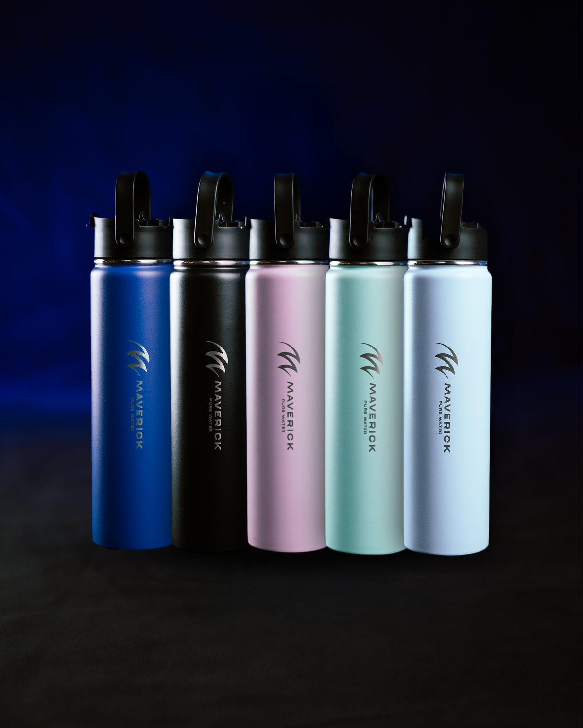 MAV ON THE GO - Stainless Steel Water Filter Bottle – Maverick Pure Water